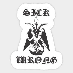 S&W Baphomet (blk) Sticker